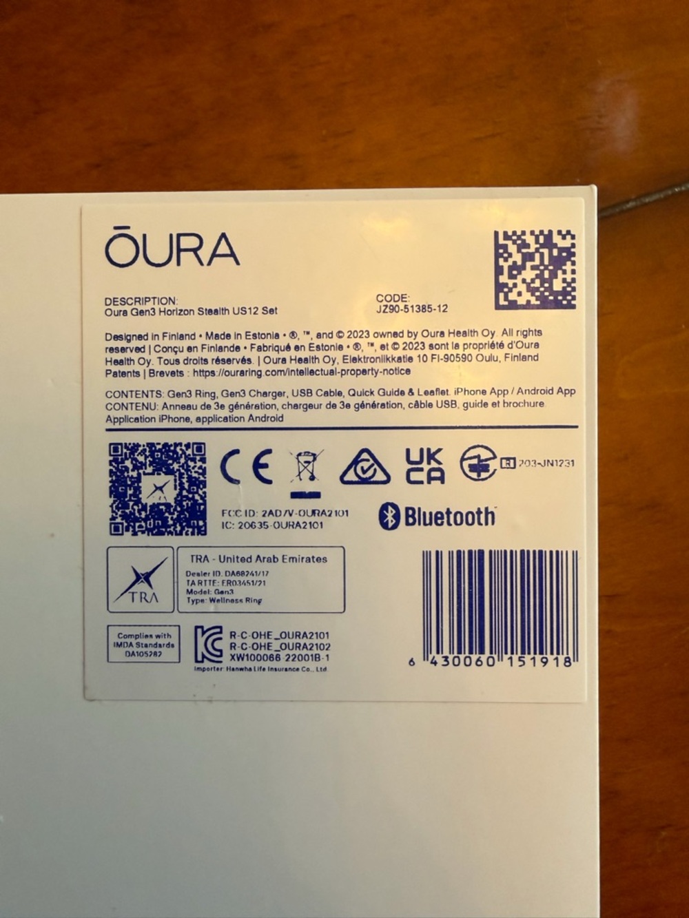 Oura Gen 3 ring - Picture 9 of 9